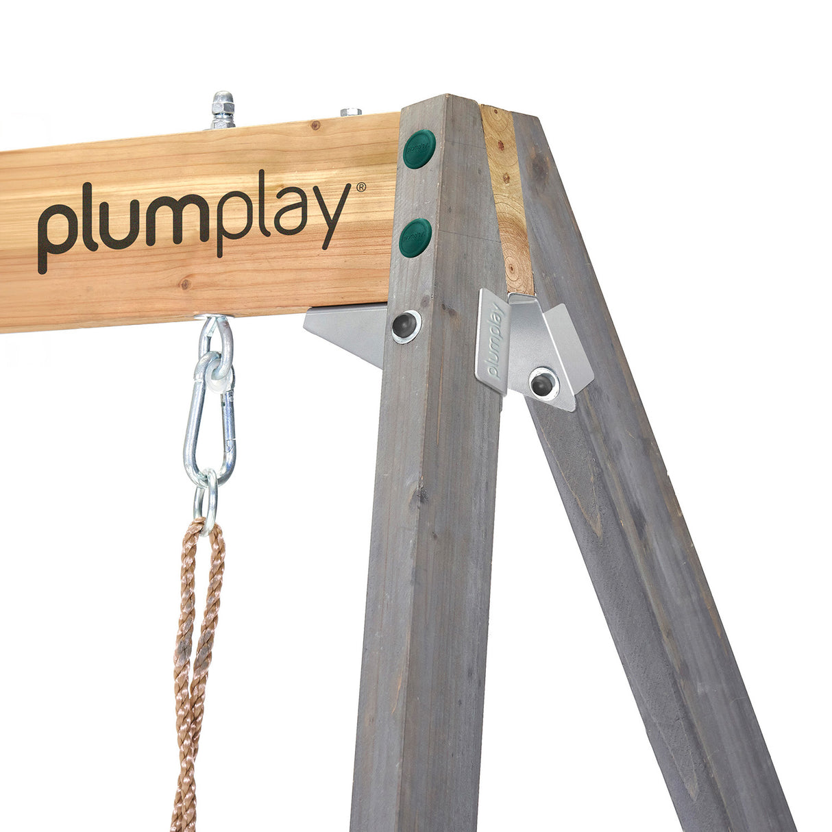 Plum Barbary Wooden Playcentre Swing and Slide