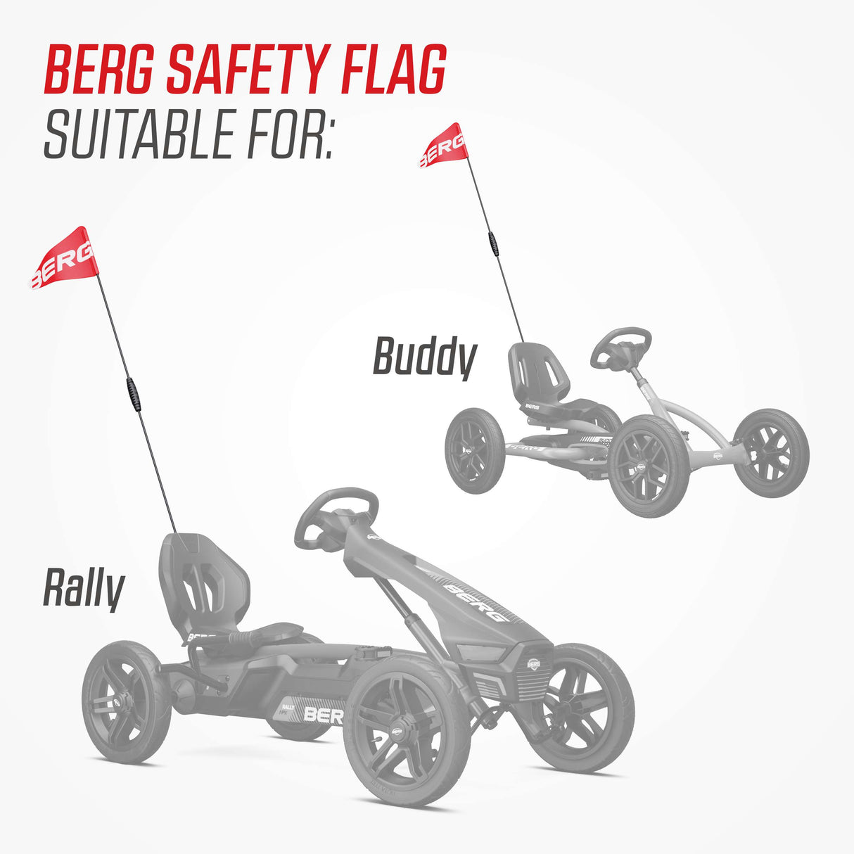 BERG Safety Flag for Buddy & Rally Go-Karts