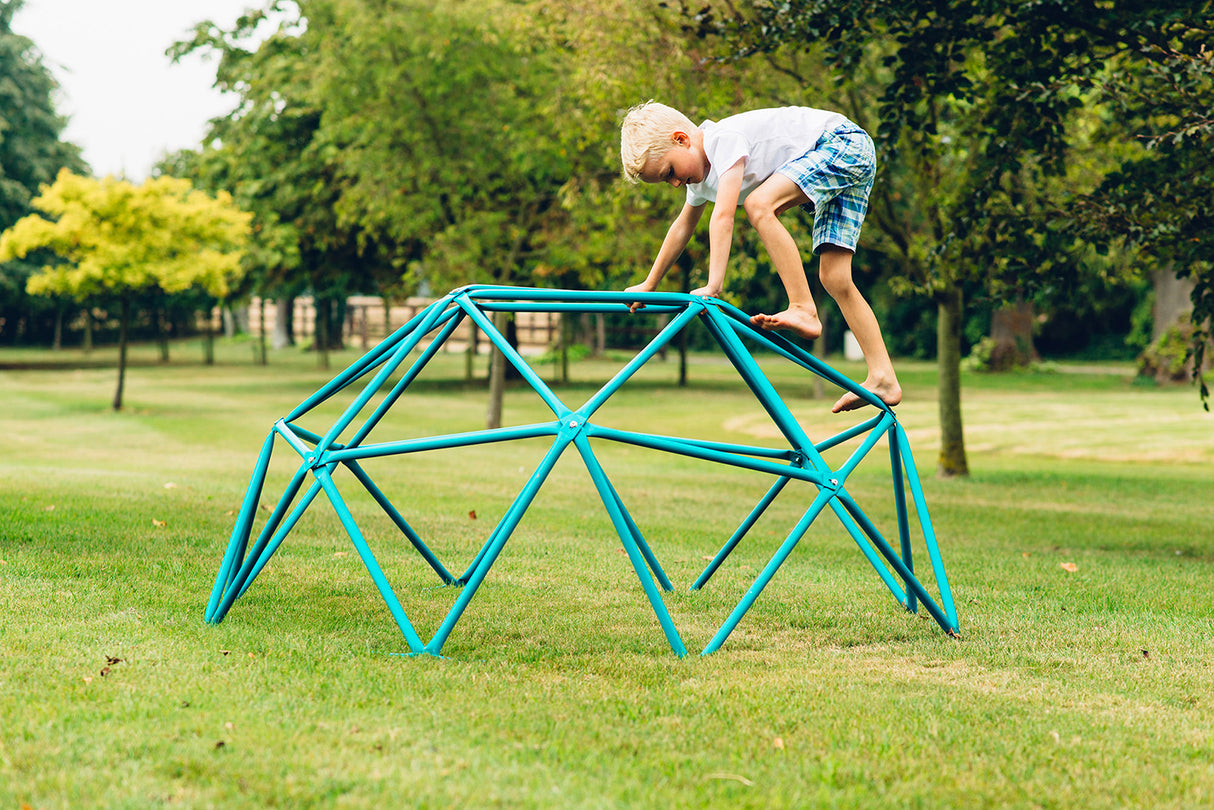 Plum Deimos Metal Dome Climbing Frame - Teal