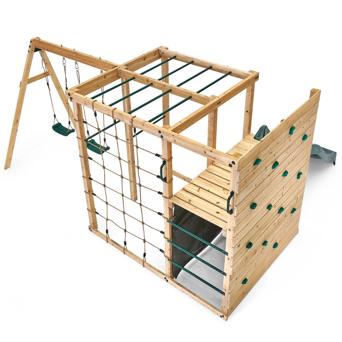 Plum Climbing Cube Wooden Play Centre with Swing Arm - 5036523109826