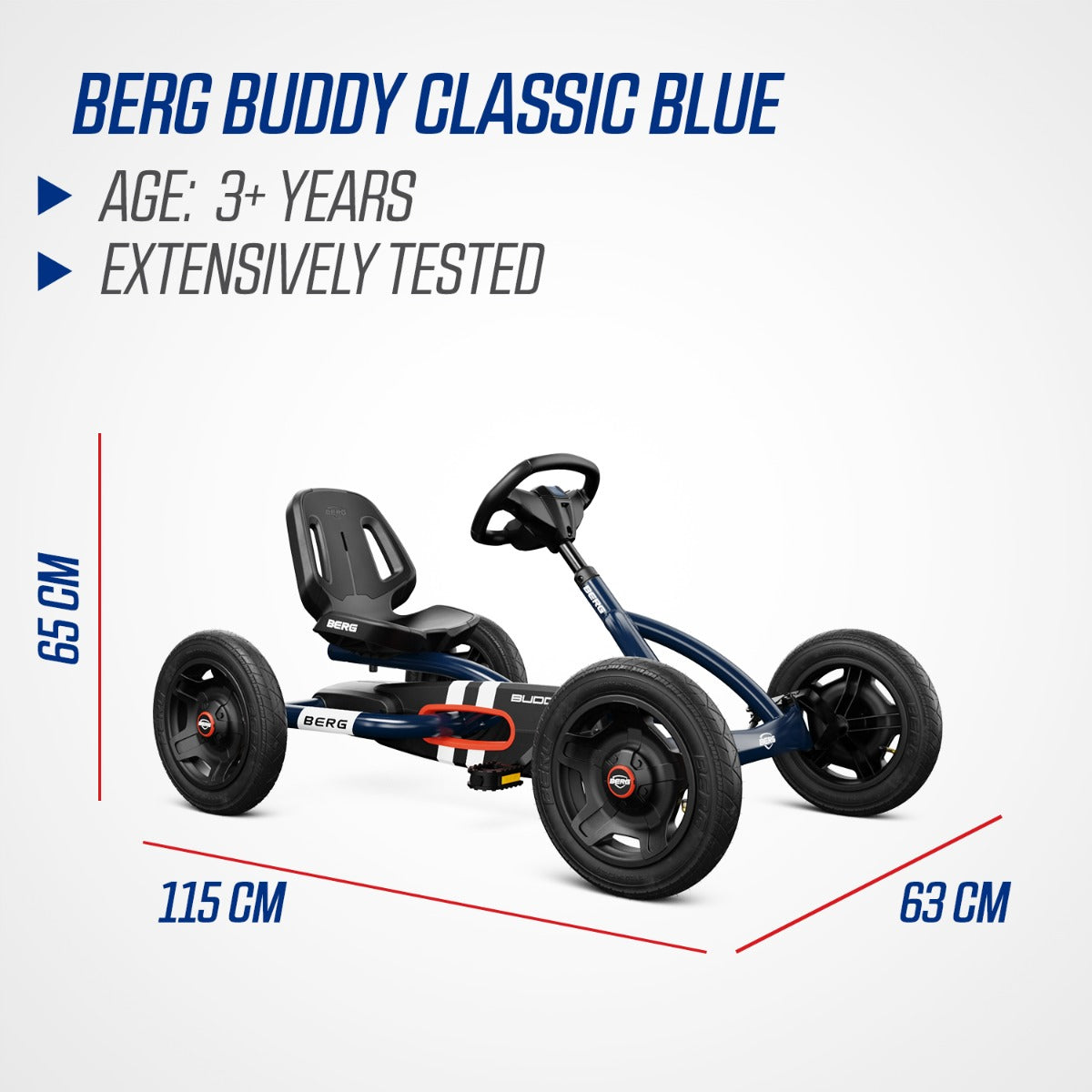 BERG Buddy Classic Blue - 8715839101782