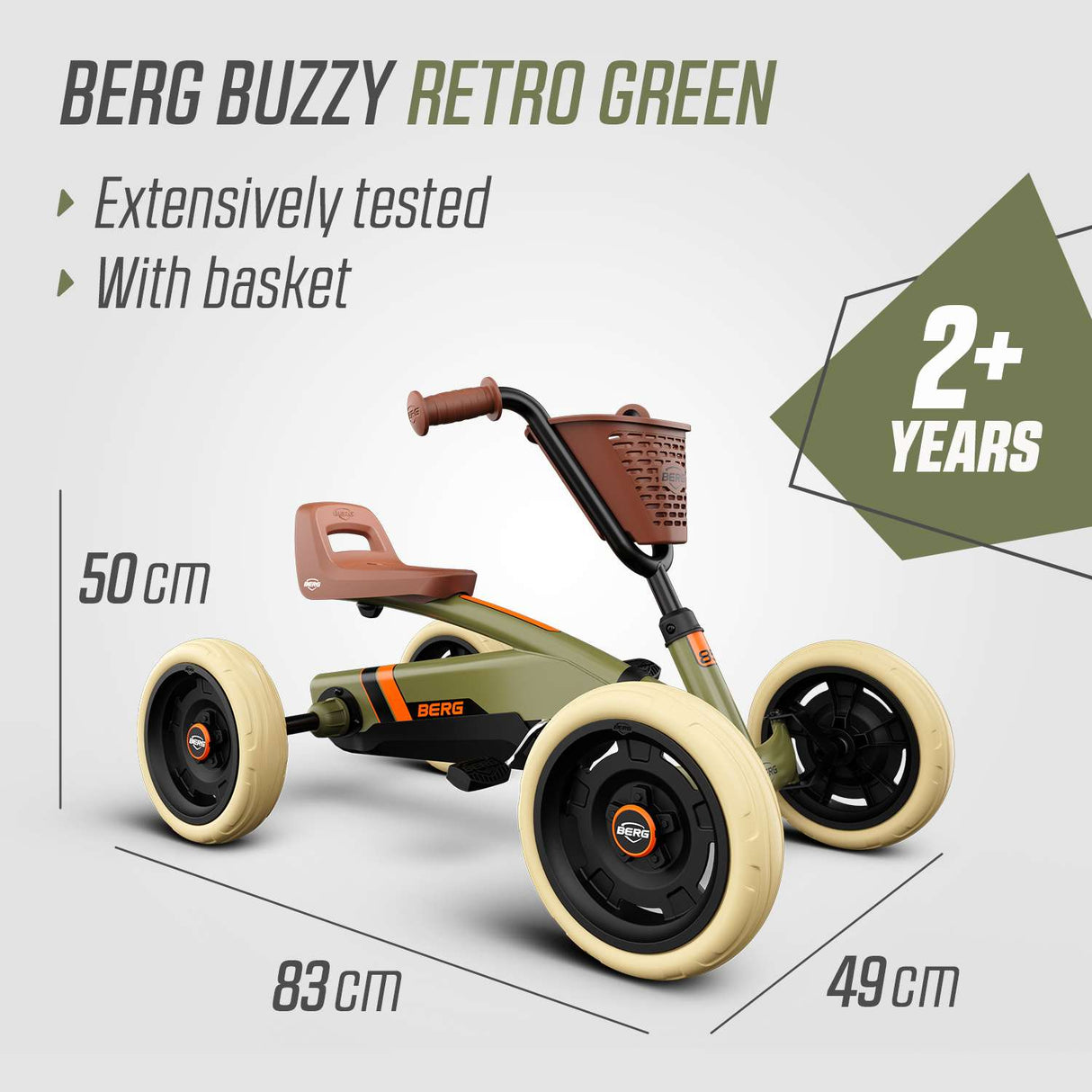BERG Buzzy Retro Green - PRE ORDER