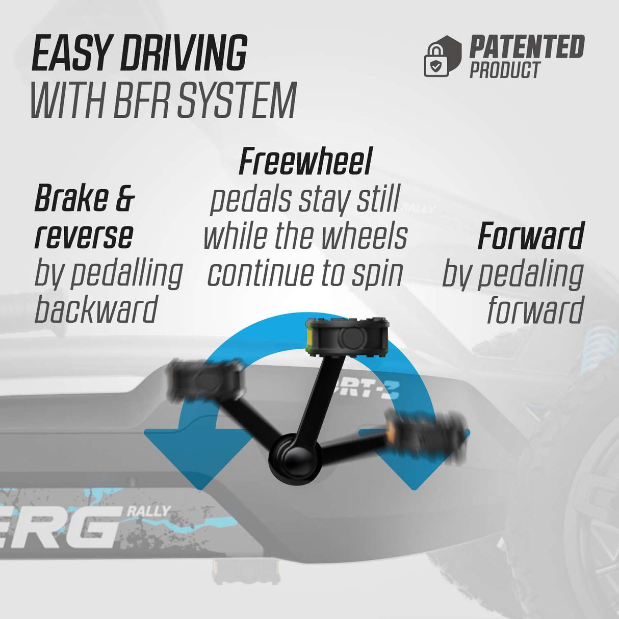 BERG Rally DRT Black 3 Gears