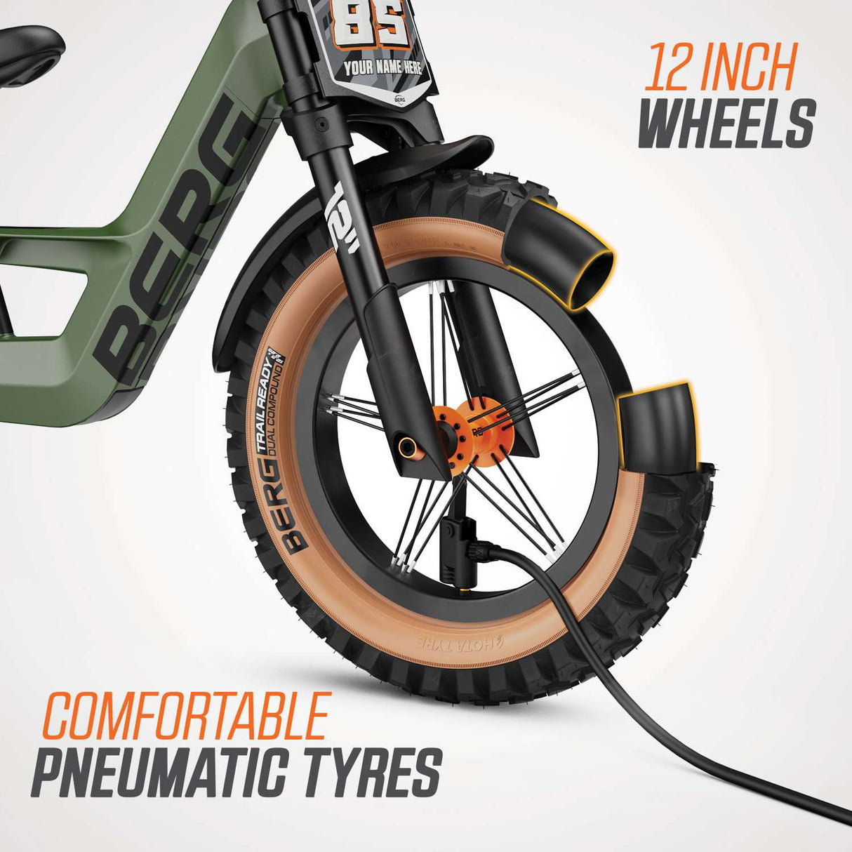 BERG Biky Trail Green Handbrake