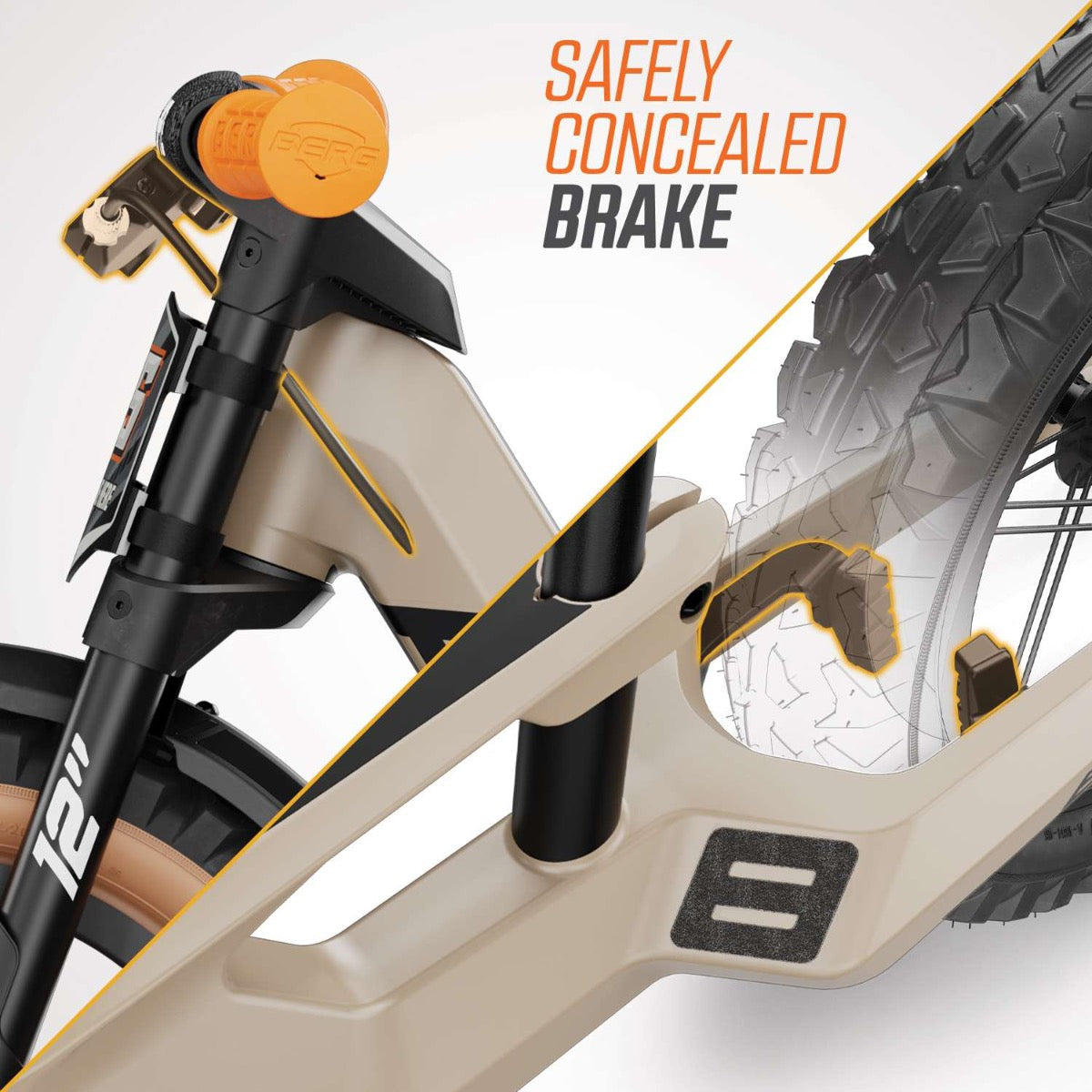 BERG Biky Trail Sand Handbrake - 8715839103373