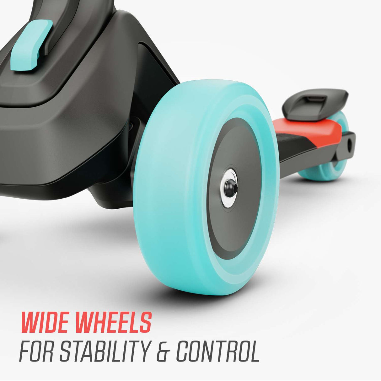 BERG Nexo Foldable 3 Wheeled Scooter Red