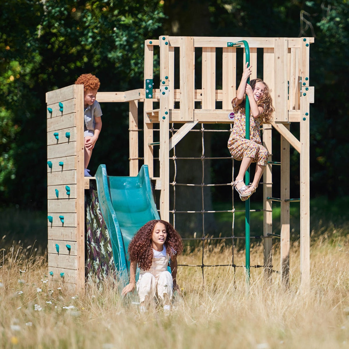 Plum Climbing Cube XL Wooden Play Centre - 5036523075831