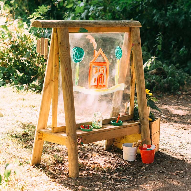 brushes and garden finds