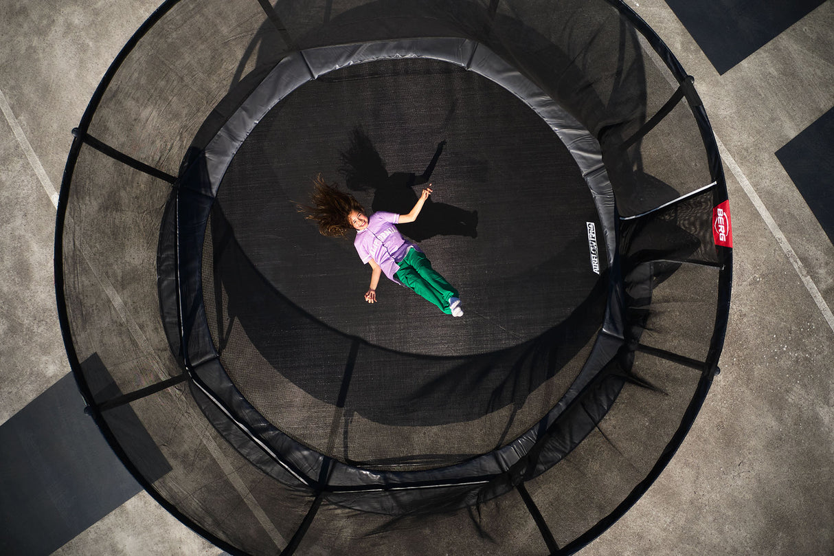 BERG Champion Regular 430 14ft Grey + Safety Net Deluxe