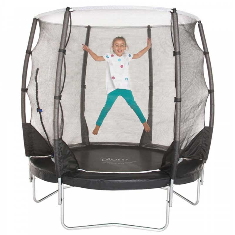Plum 6ft Magnitude trampoline with 3G Enclosure.