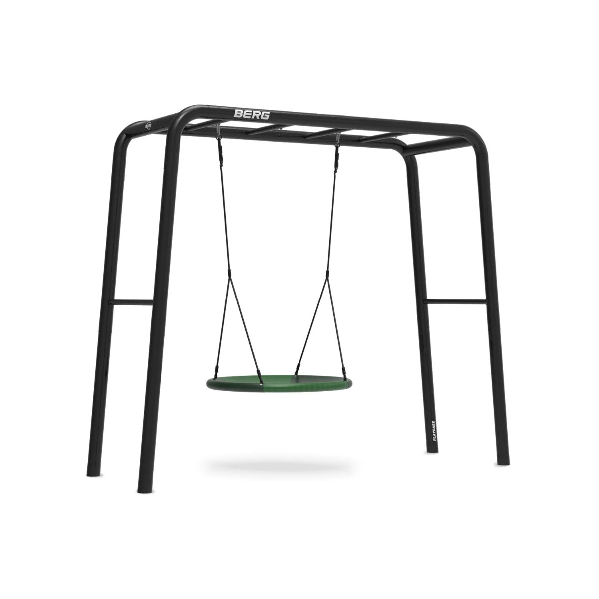 This nest swing is shown for illustrative purposes. It is not included with this set.