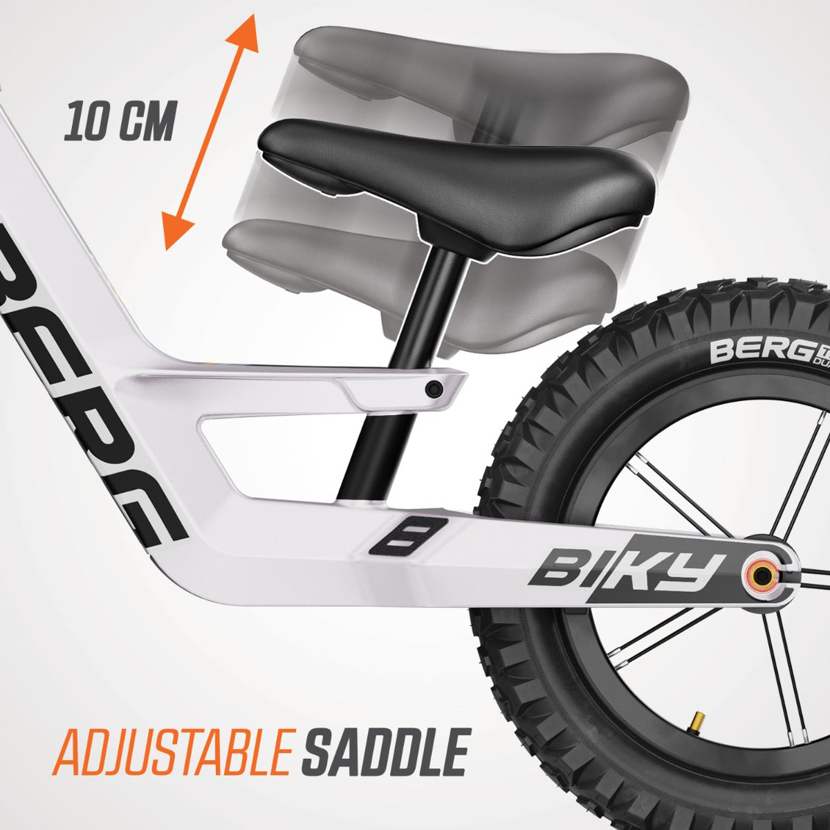 BERG Biky Cross White with Handbrake - 8715839100655