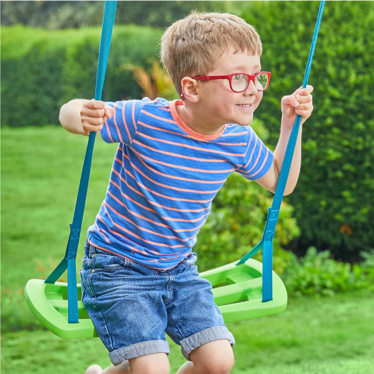 tp Castlewood Ludlow Wooden Climbing Frame with Single Swing Arm and Slide - 5021854934018