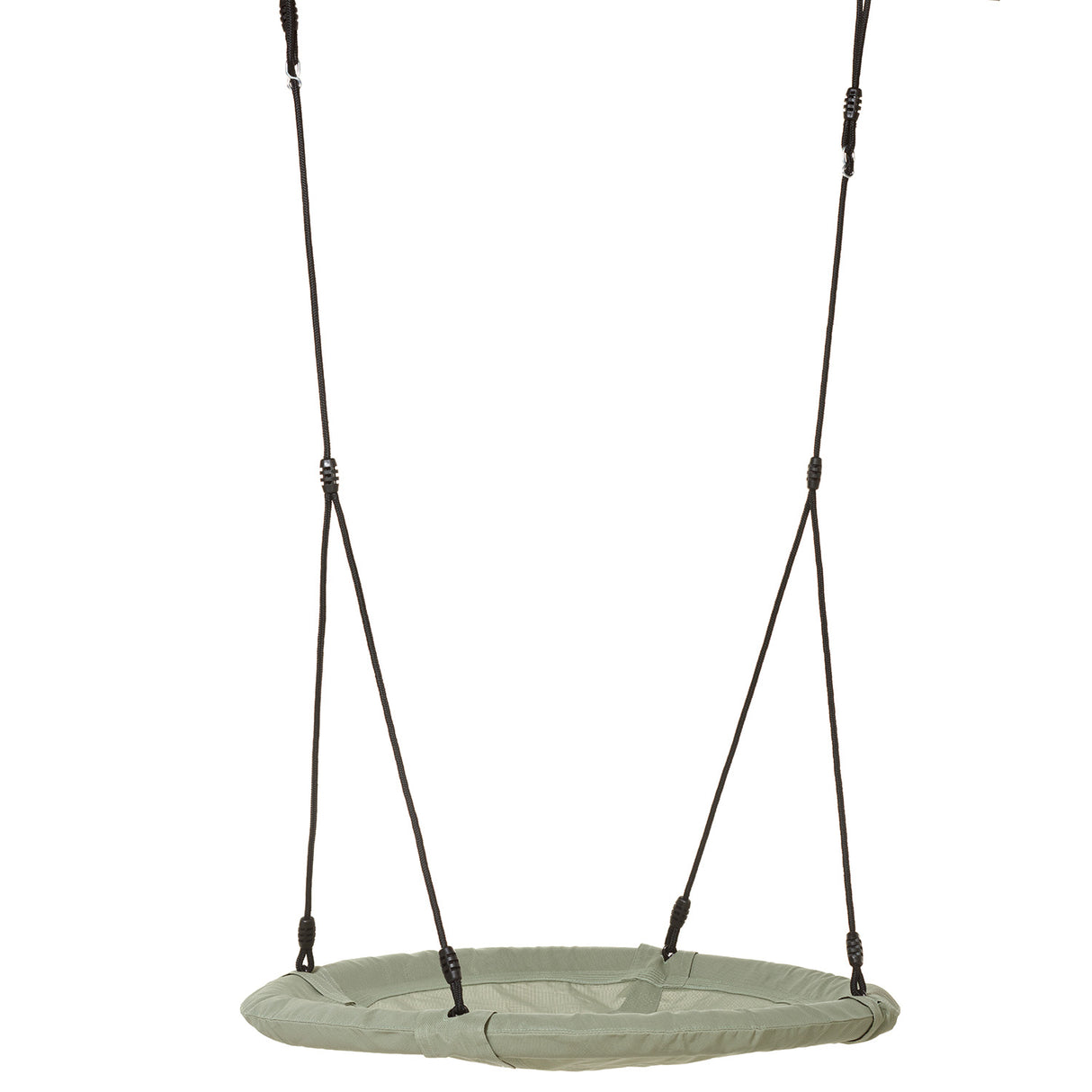 Nest Swing Round 100cm - Black Braided Rope