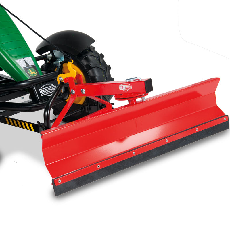 Bulldozer blade on a tractor