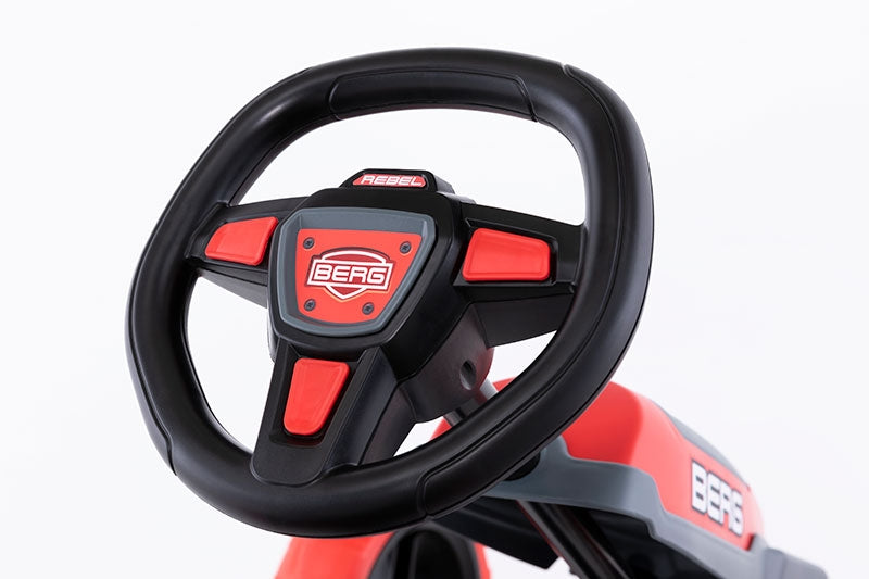 BERG Reppy Roadster - suitable for children 2.5 - 6 yrs. Reppy Rebel steering wheel