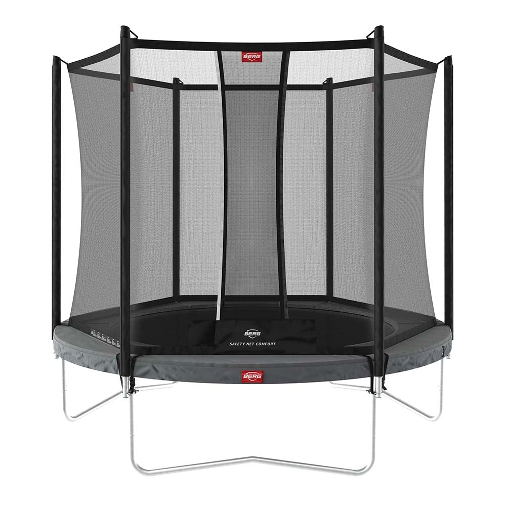 BERG Favorit 270 (9ft) Regular Grey with safety net comfort - 8715839070910