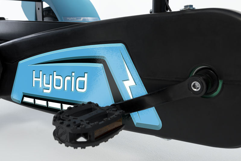 BERG Hybrid E-BF with pedal assist and LCD Display. Suitable from 5 years to adult.