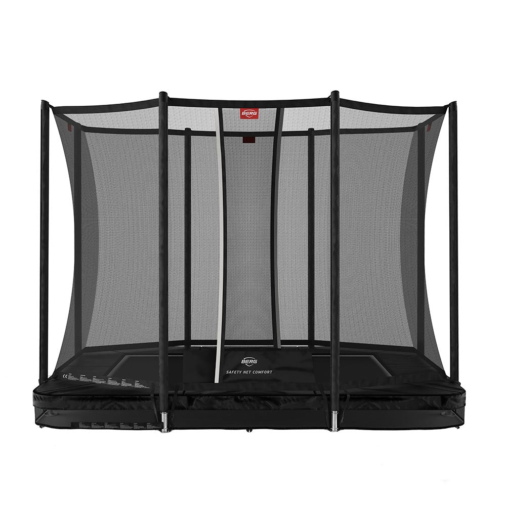 BERG Ultim Favorit InGround 280 Black with Safety Net Comfort - 8715839076752