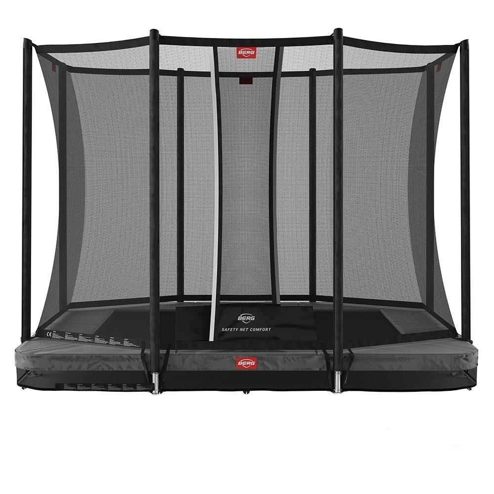 BERG Ultim Favorit InGround 280 Grey with Safety Net Comfort - 8715839070545
