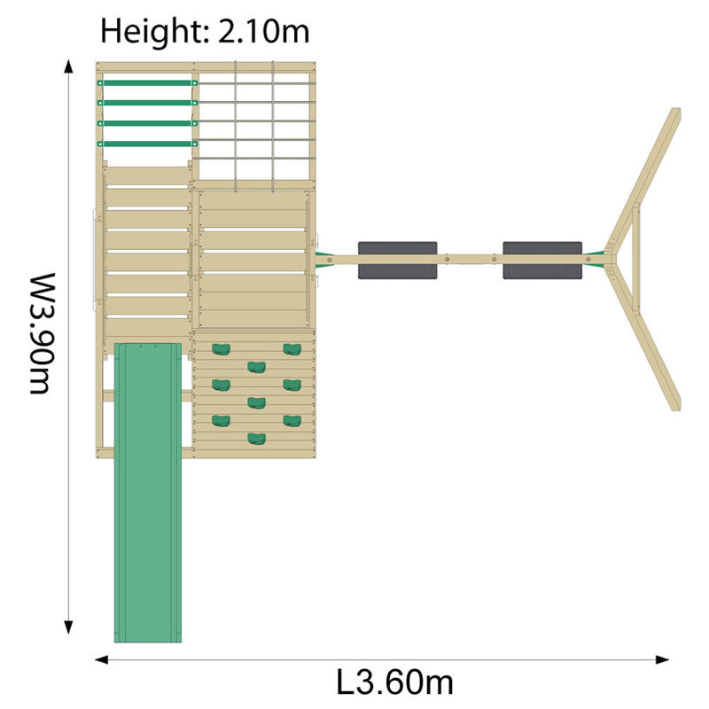 Climbing Pyramid Footprint