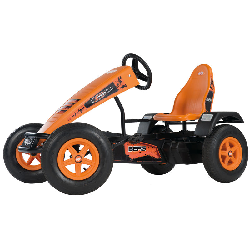 BERG X-Cross with brake free wheel, Swing axle and FREE Passenger seat. Suitable from 5 years to adult.