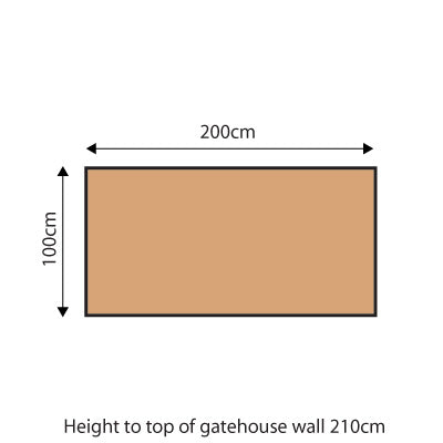 All Out Play Gatehouse Footprint