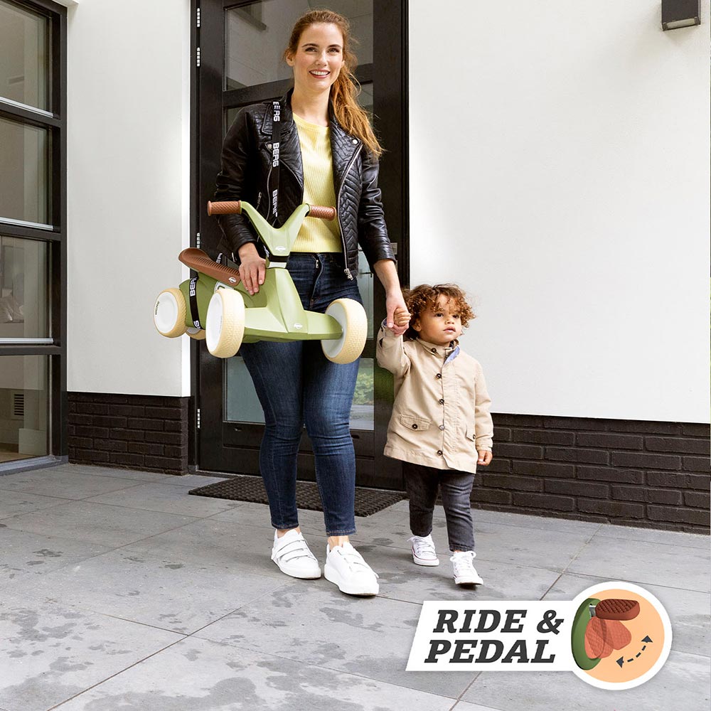 BERG GO2 with optional carry strap.