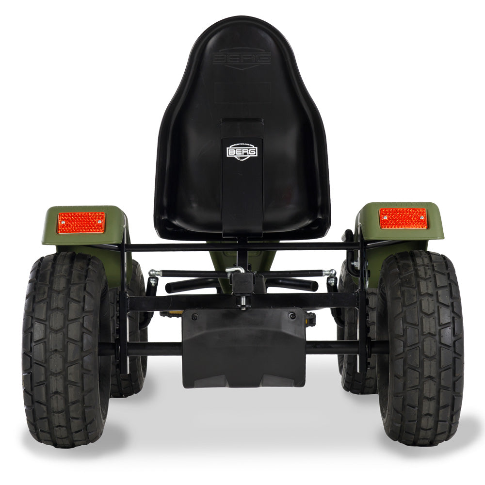 BERG Jeep Revolution with brake free wheel and Swing axle. Suitable from 5 years to adult.