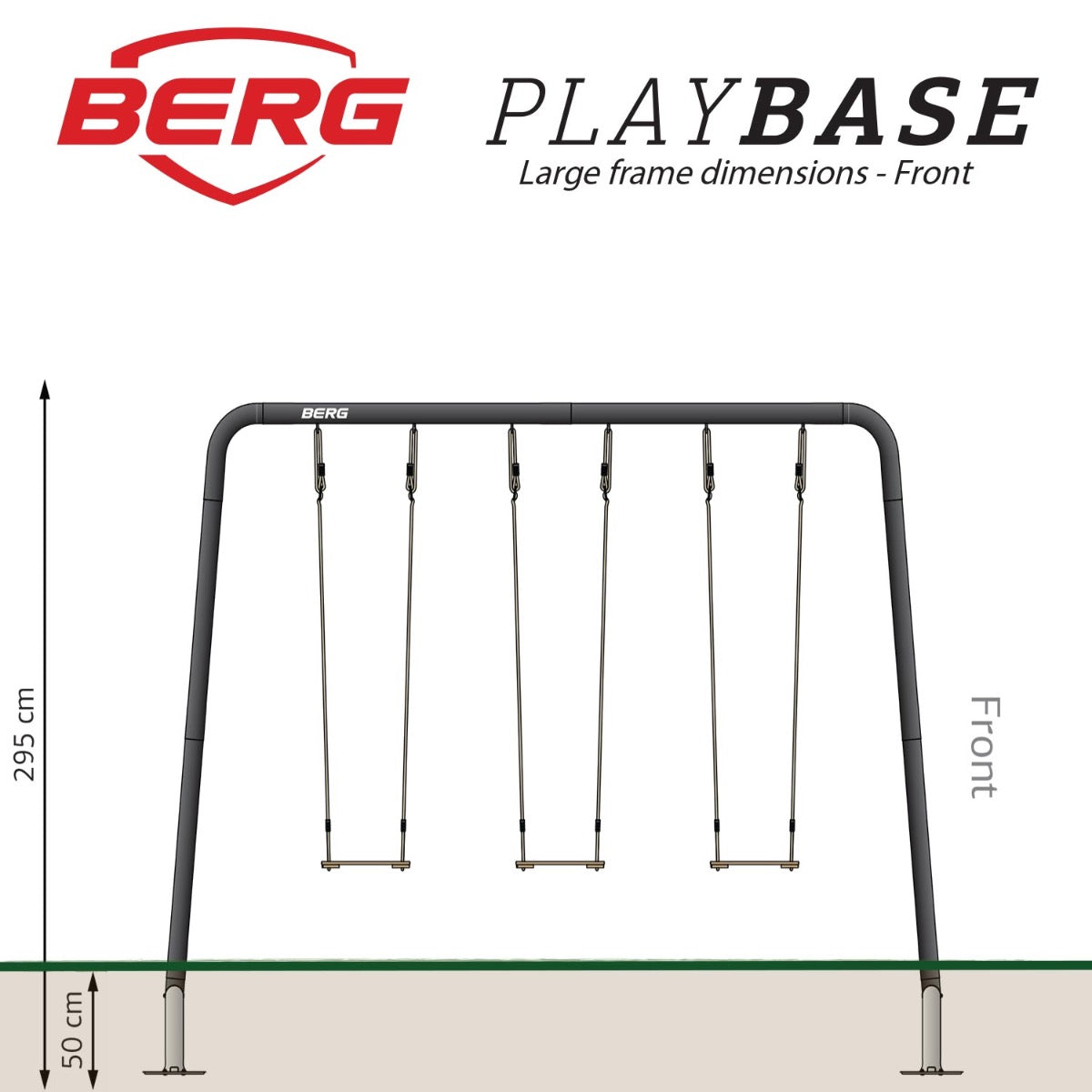 BERG PlayBase Large Green - Peak set