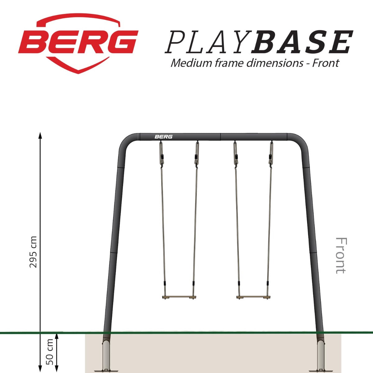 BERG PlayBase Medium TL (Climbing net M+Boxing bag)
