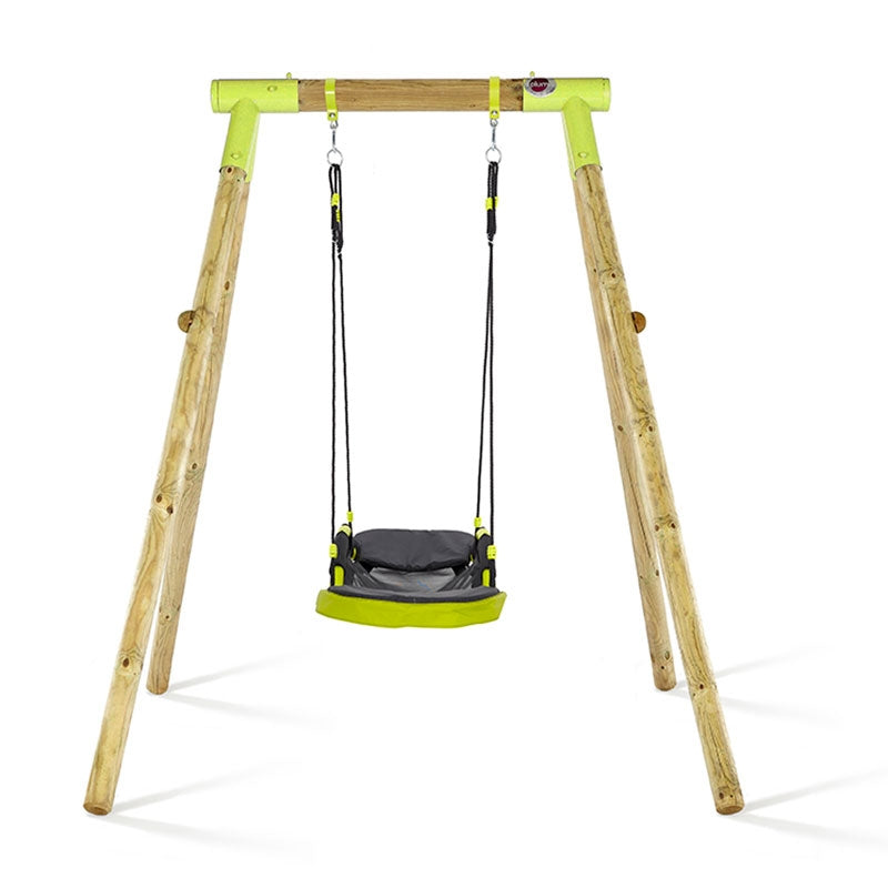 Plum Premium Spider Monkey with Glide Nest swing and upgraded metal corner brackets.
