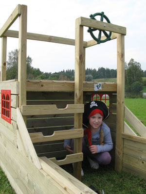 TP Pirate Galleon Wooden Playhouse - 5021854901645