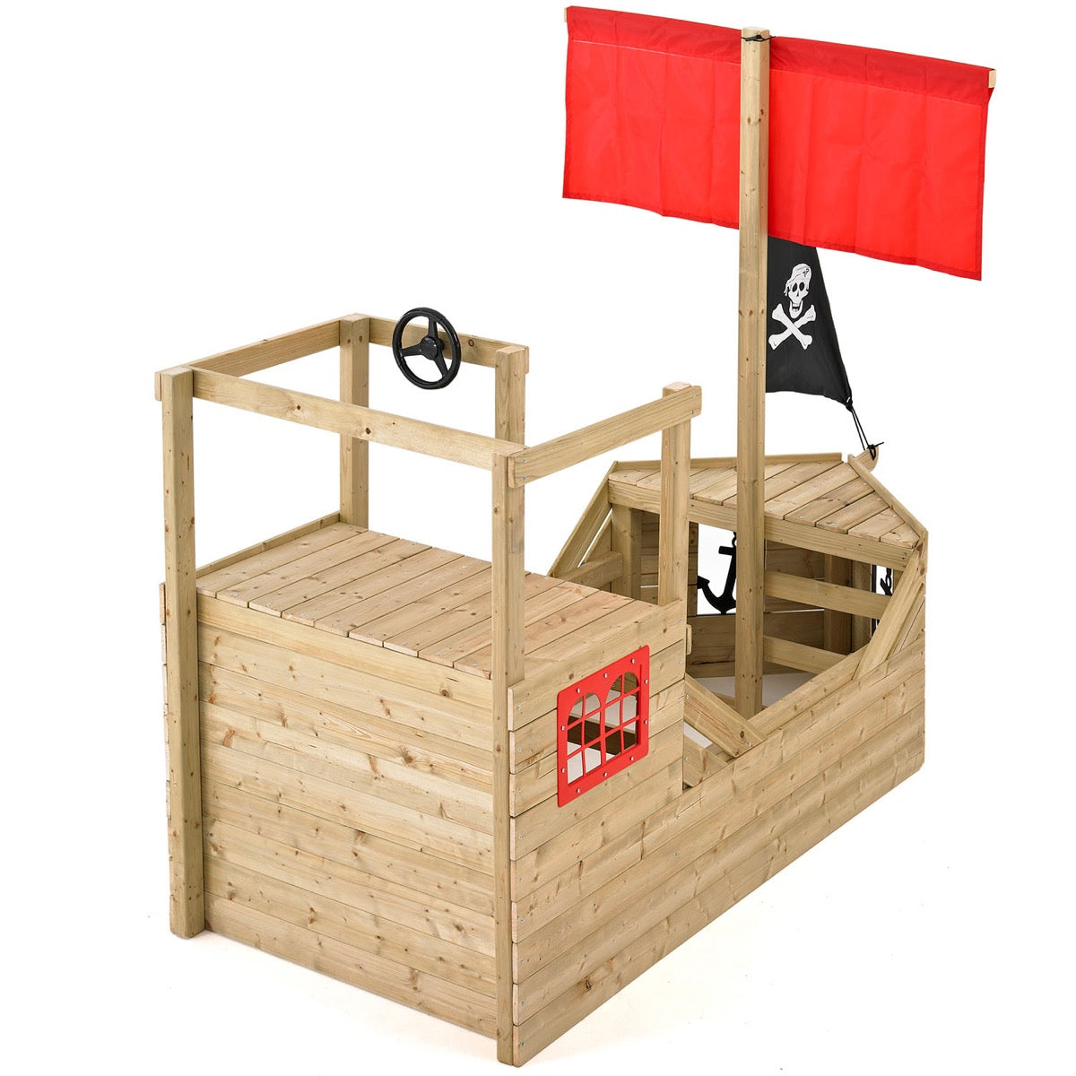 TP Pirate Galleon Wooden Playhouse - 5021854901645