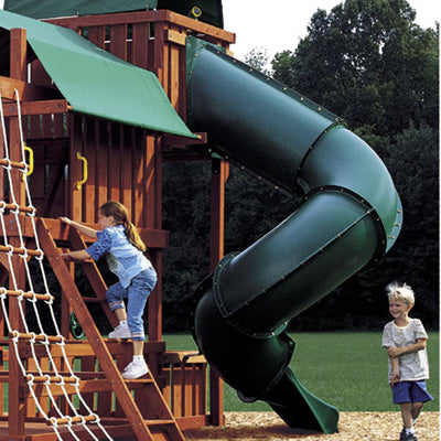 Enclosed Spiral Slide on a skybox