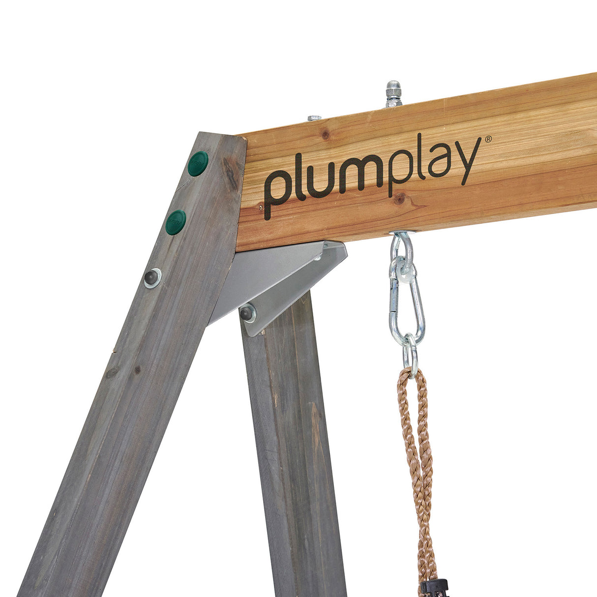Plum Barbary Wooden Playcentre Swing and Slide