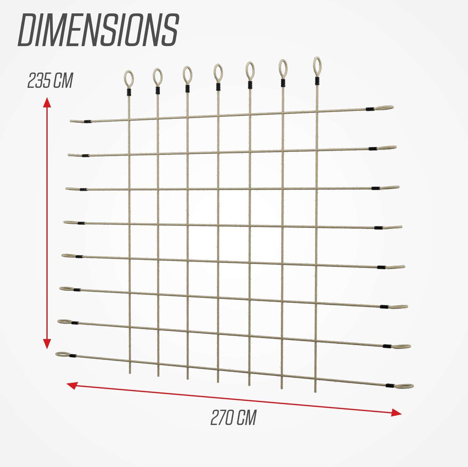 BERG Playbase Climbing net M