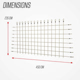 BERG Playbase Climbing net XL suitable for the Playbase Extra Large.