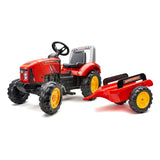 Falk Supercharger Pedal Tractor with Opening Bonnet & Trailer