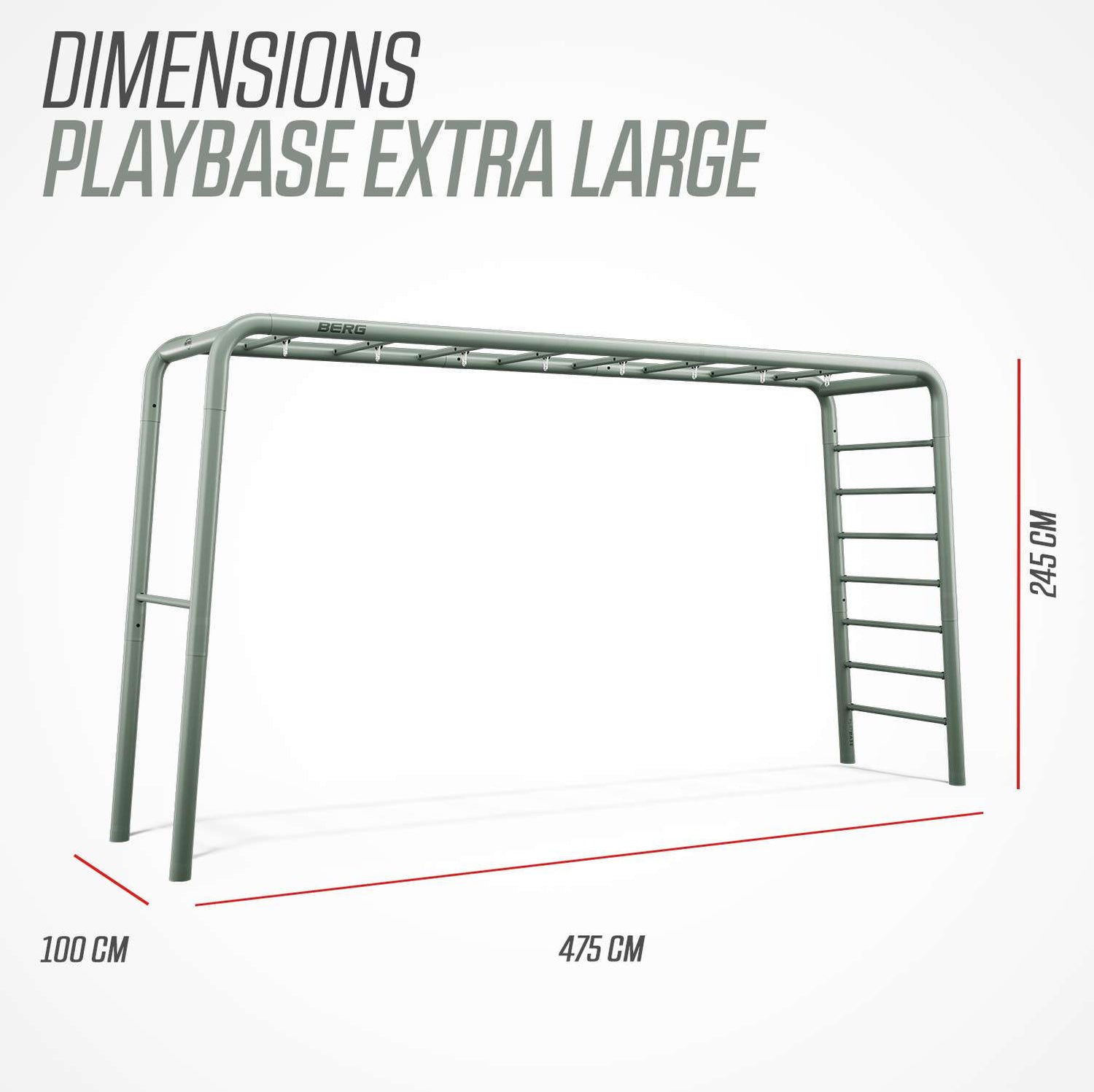 BERG PlayBase Extra Large Green Play Set - PRE ORDER