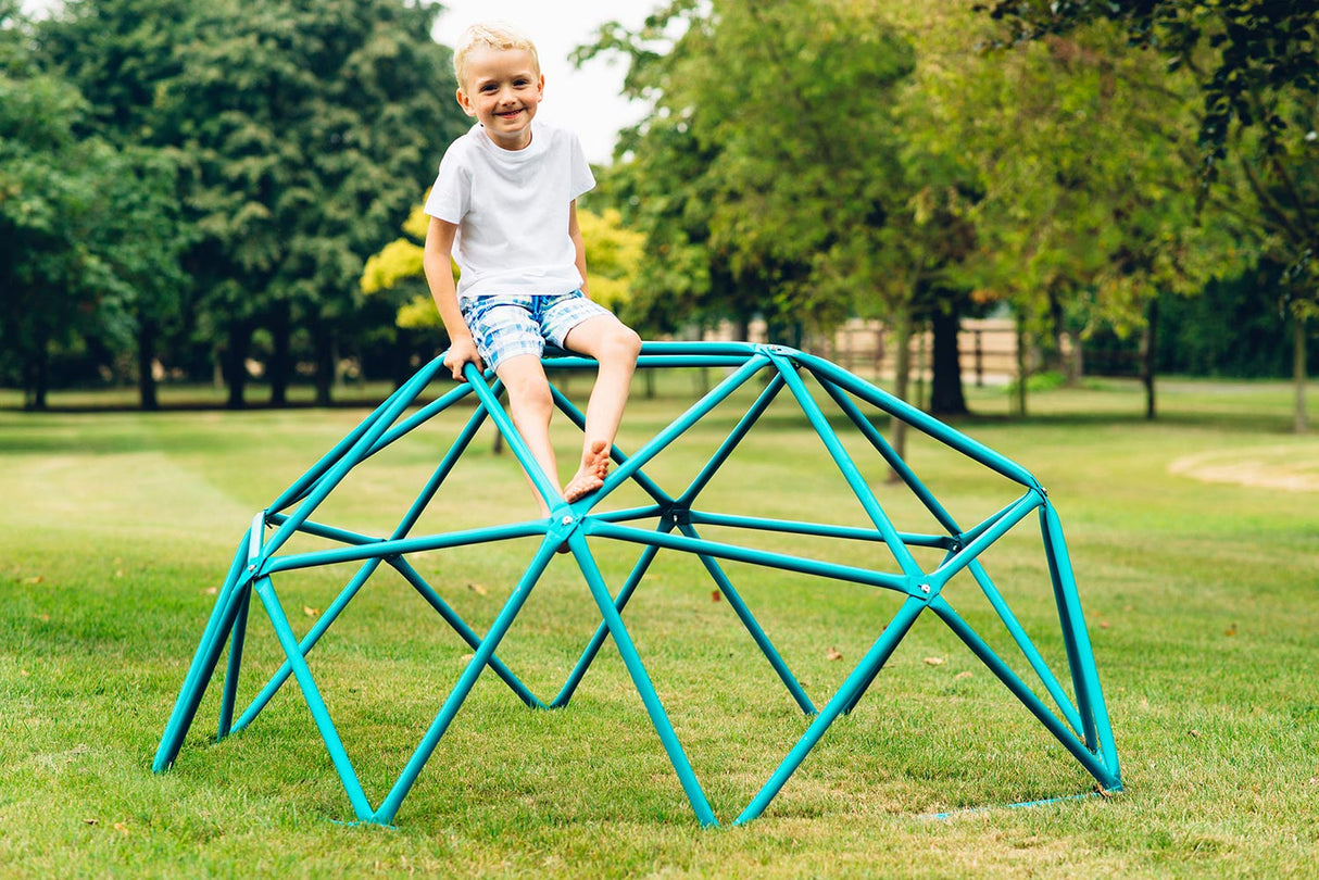 Plum Deimos Metal Dome Climbing Frame - Teal