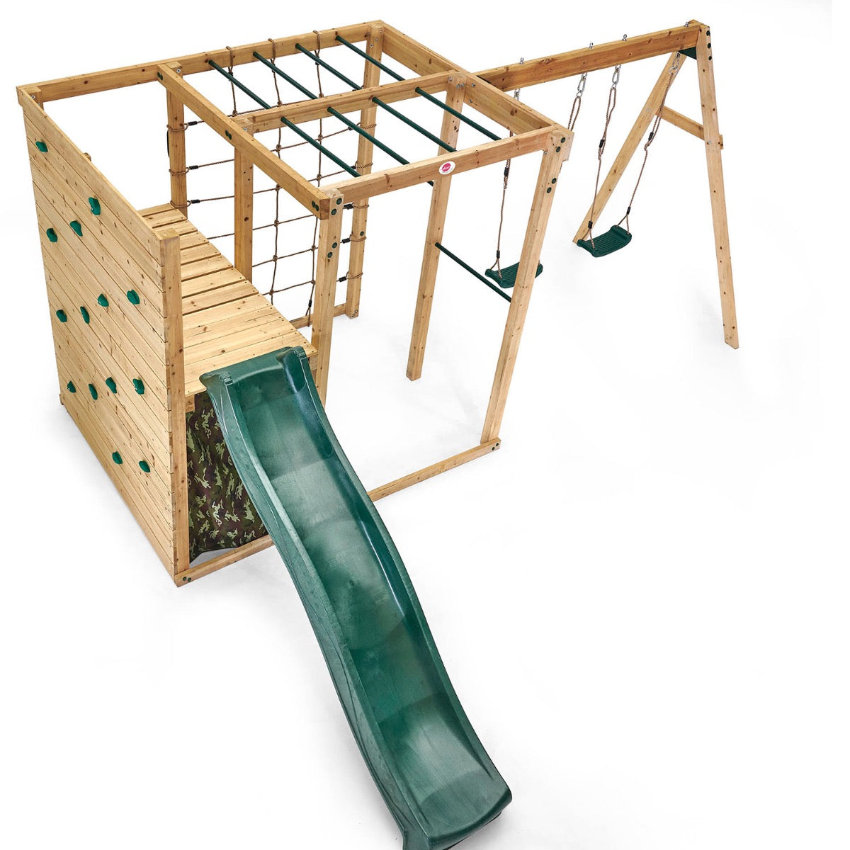 Plum Climbing Cube Wooden Play Centre with Swing Arm - 5036523109826