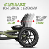 BERG Buddy Wrangler go kart with brake free wheel and air tyres - 8715839100044