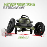 BERG Buddy Wrangler go kart with brake free wheel and air tyres - 8715839100044