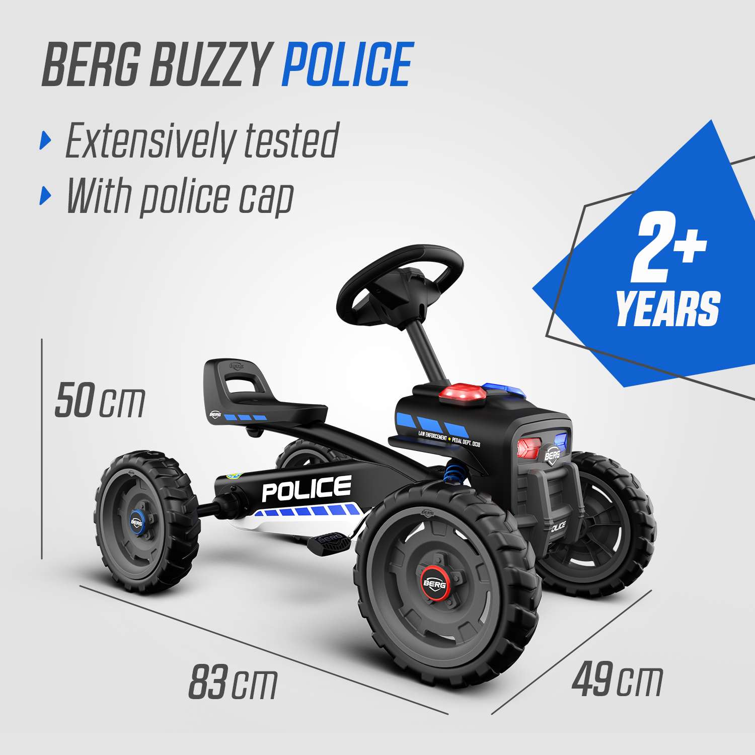 BERG Buzzy go kart Police