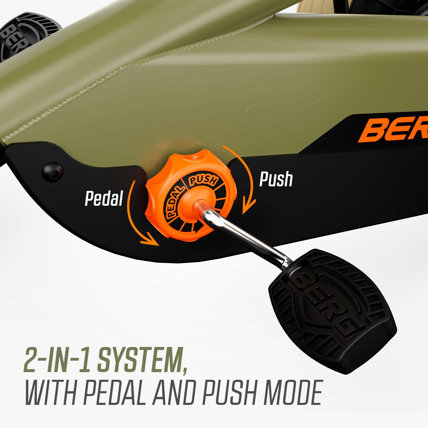 BERG Buzzy Retro 2 in 1 Green