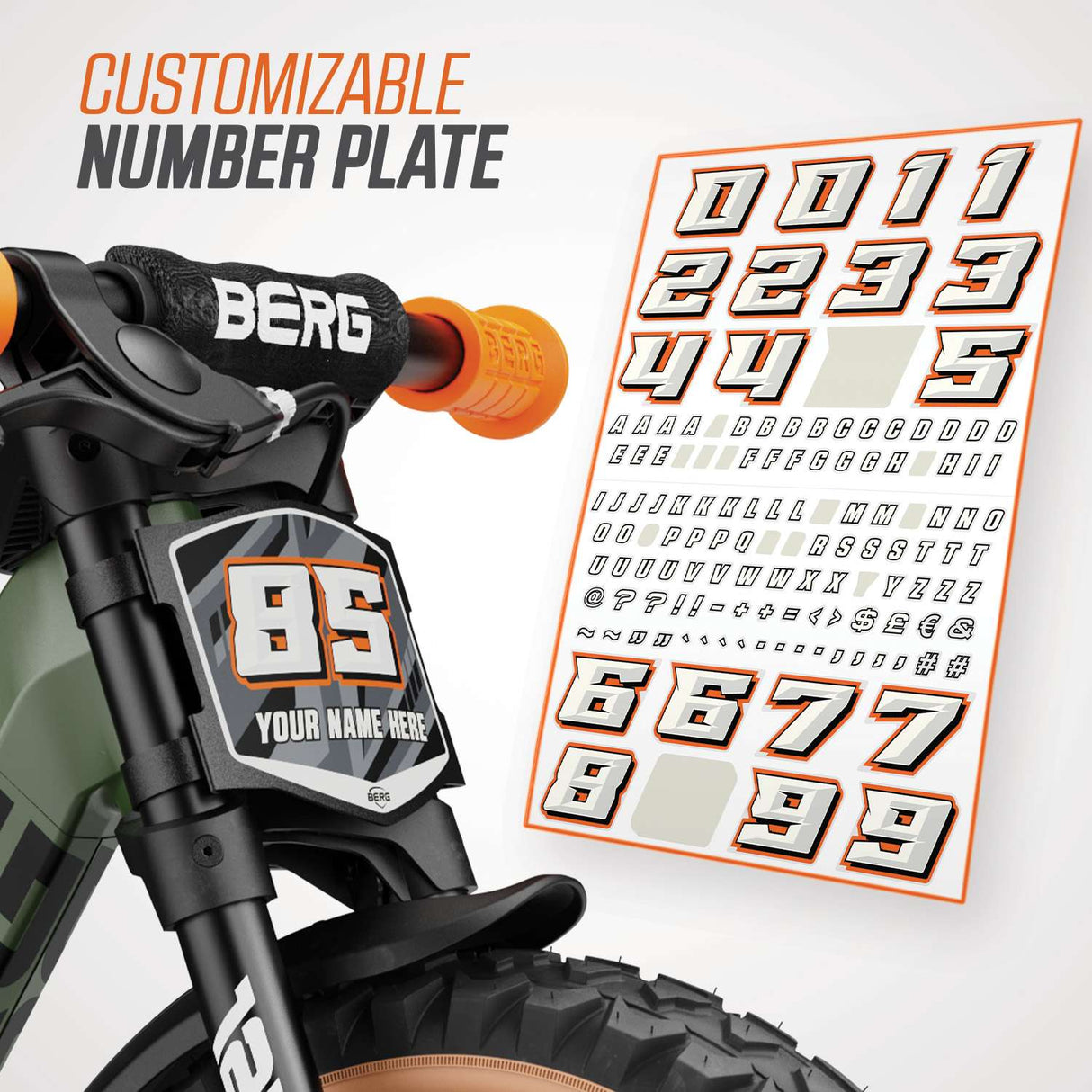 BERG Biky Trail Green Handbrake