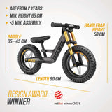 BERG Biky Cross Grey  with Handbrake