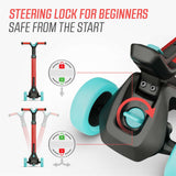 BERG Nexo Foldable 3 Wheeled Scooter Red