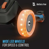 BERG Nexo Foldable Lights 3 Wheeled Scooter Blue